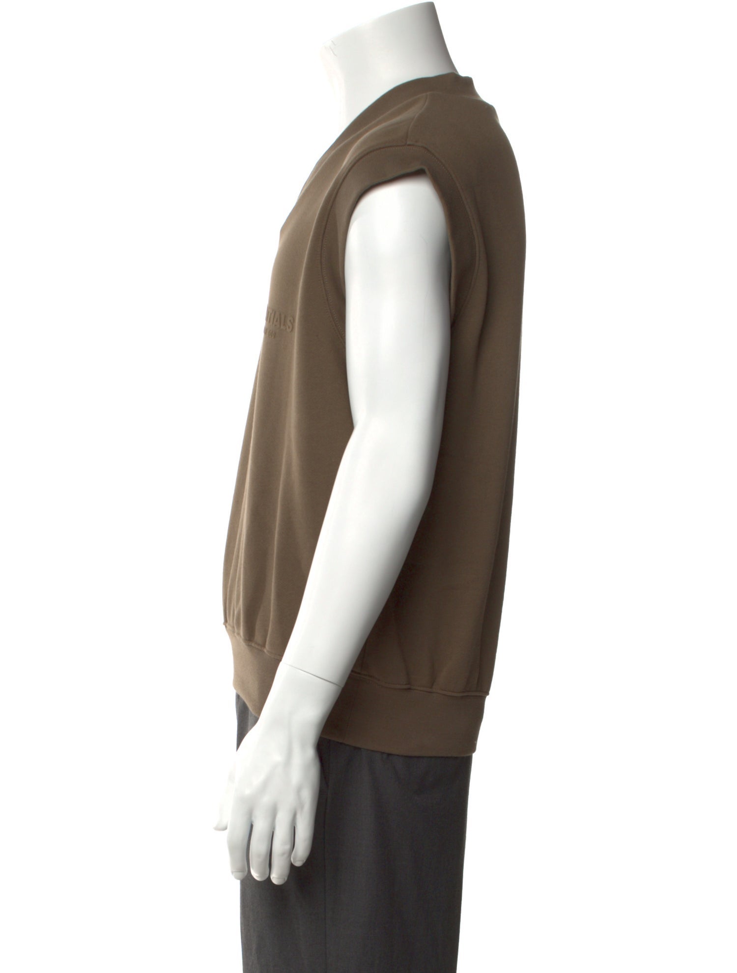 Essentials - Fear of God 'Wood' V-Neck Sweater Vest w/ Tags