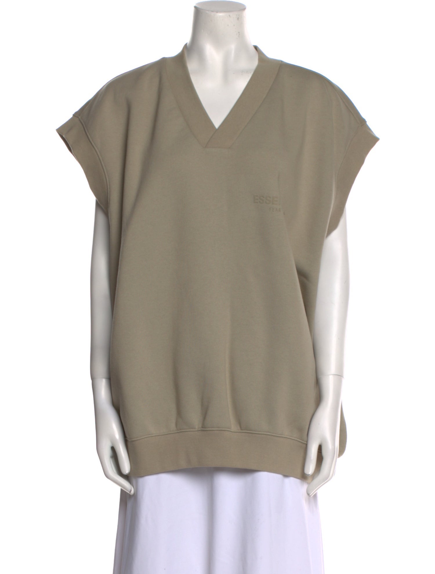 Essentials - Fear of God 'Smoke' V-Neck Sweatshirt w/ Tags