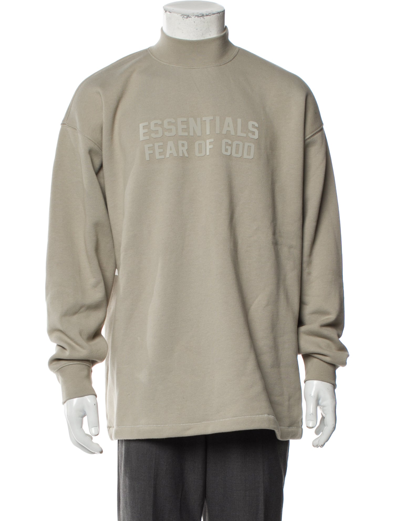 Essentials - Fear of God Graphic Print Mock Neck Pullover