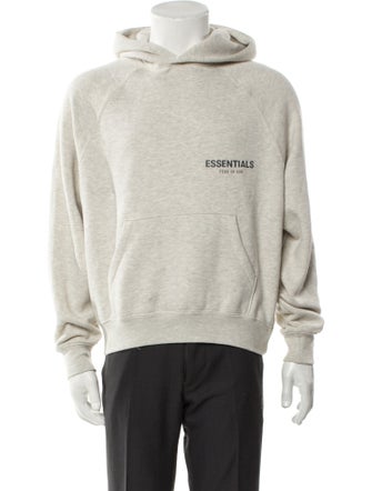 Essentials - Fear of God Signature Logo Graphic Print Hoodie