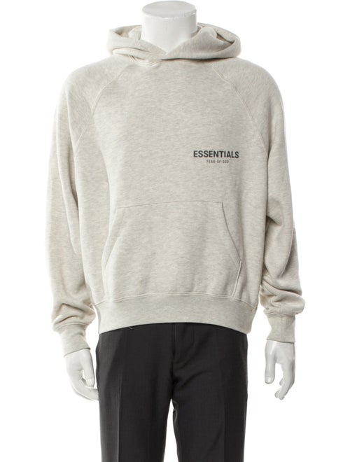 Essentials - Fear of God Signature Logo Graphic Print Hoodie