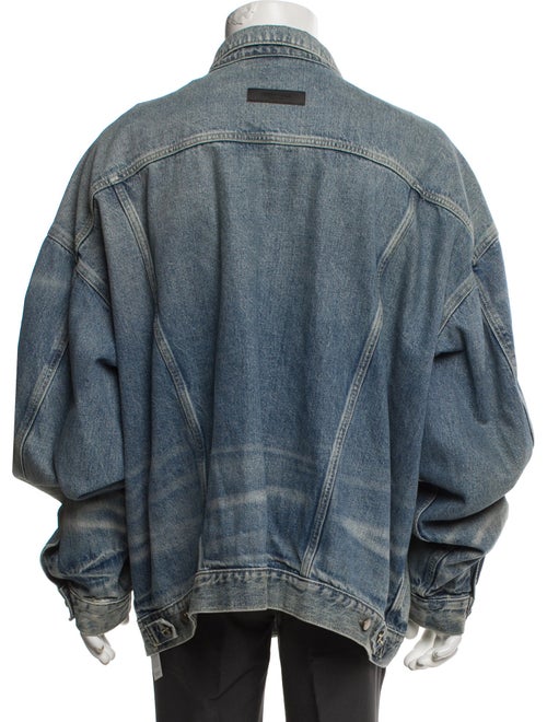 Essentials - Fear of God Graphic Print Denim Jacket