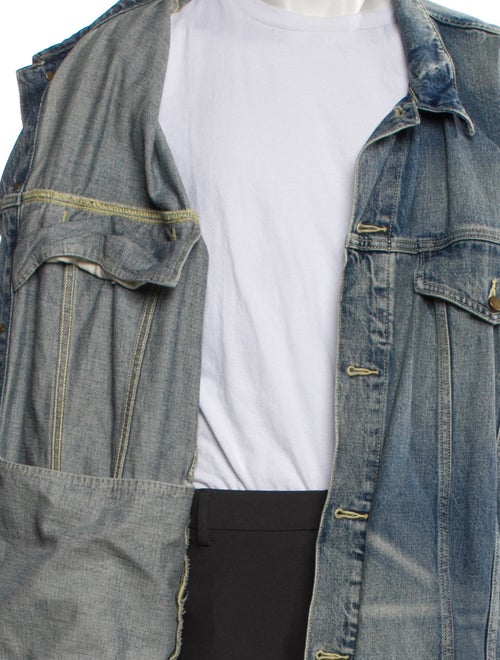 Essentials - Fear of God Graphic Print Denim Jacket