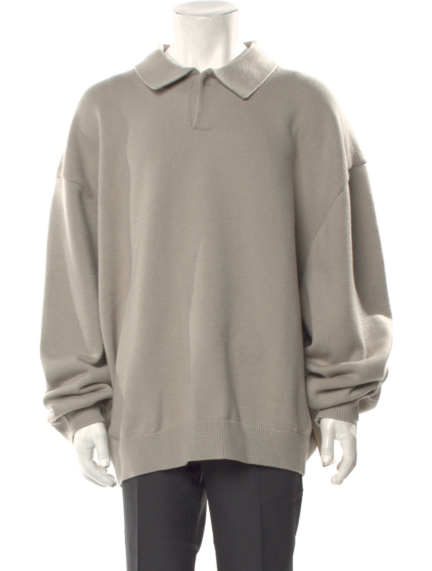 Essentials - Fear of God Mock Neck Long Sleeve Polo Sweater