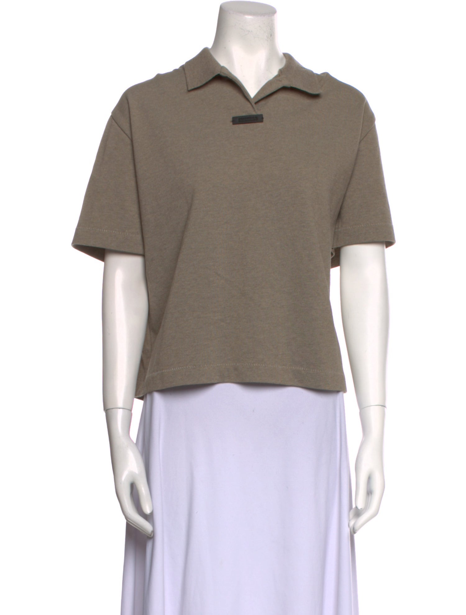 Essentials - Fear of God V-Neck Short Sleeve Polo