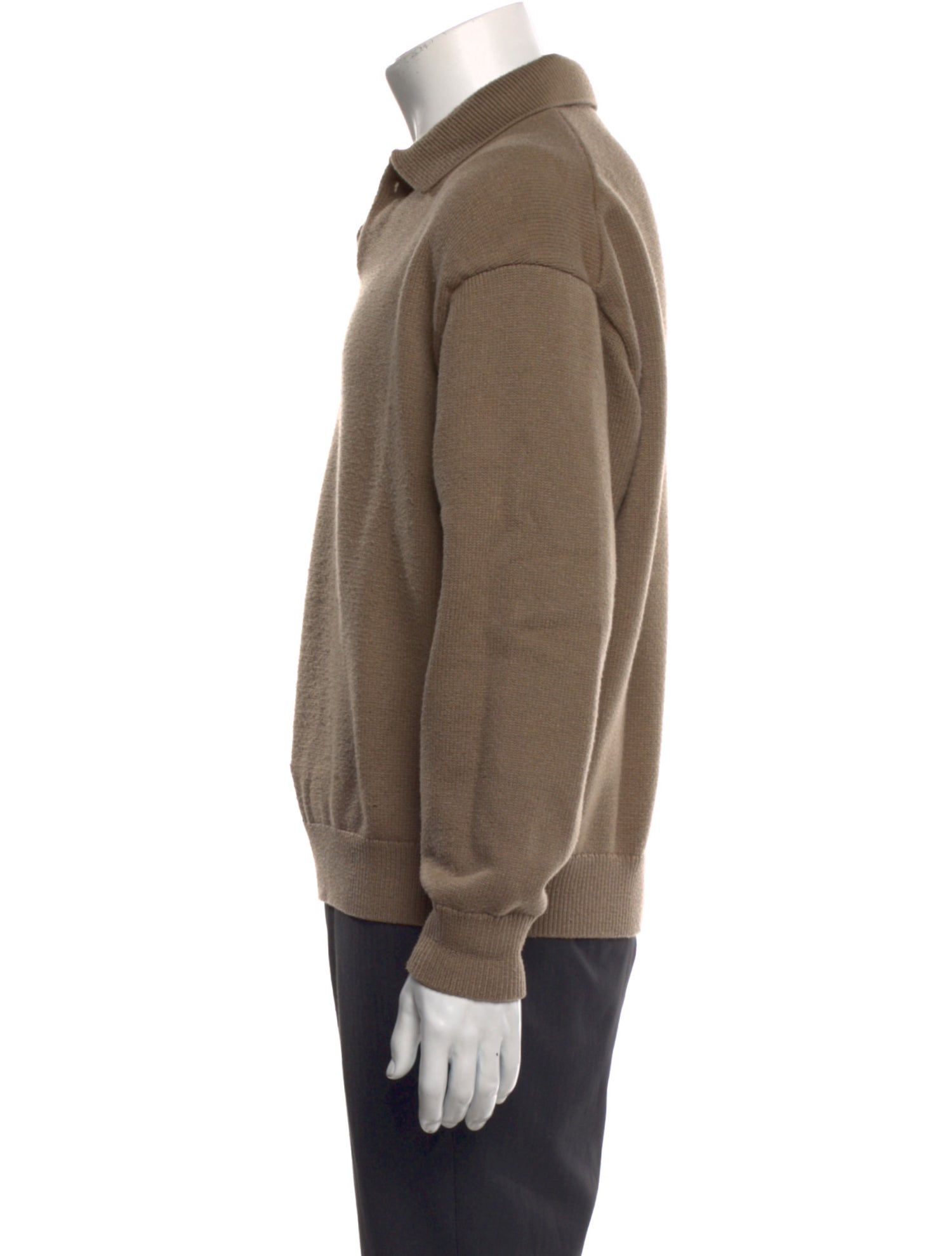 Essentials - Fear of God Collar Long Sleeve Polo Sweater