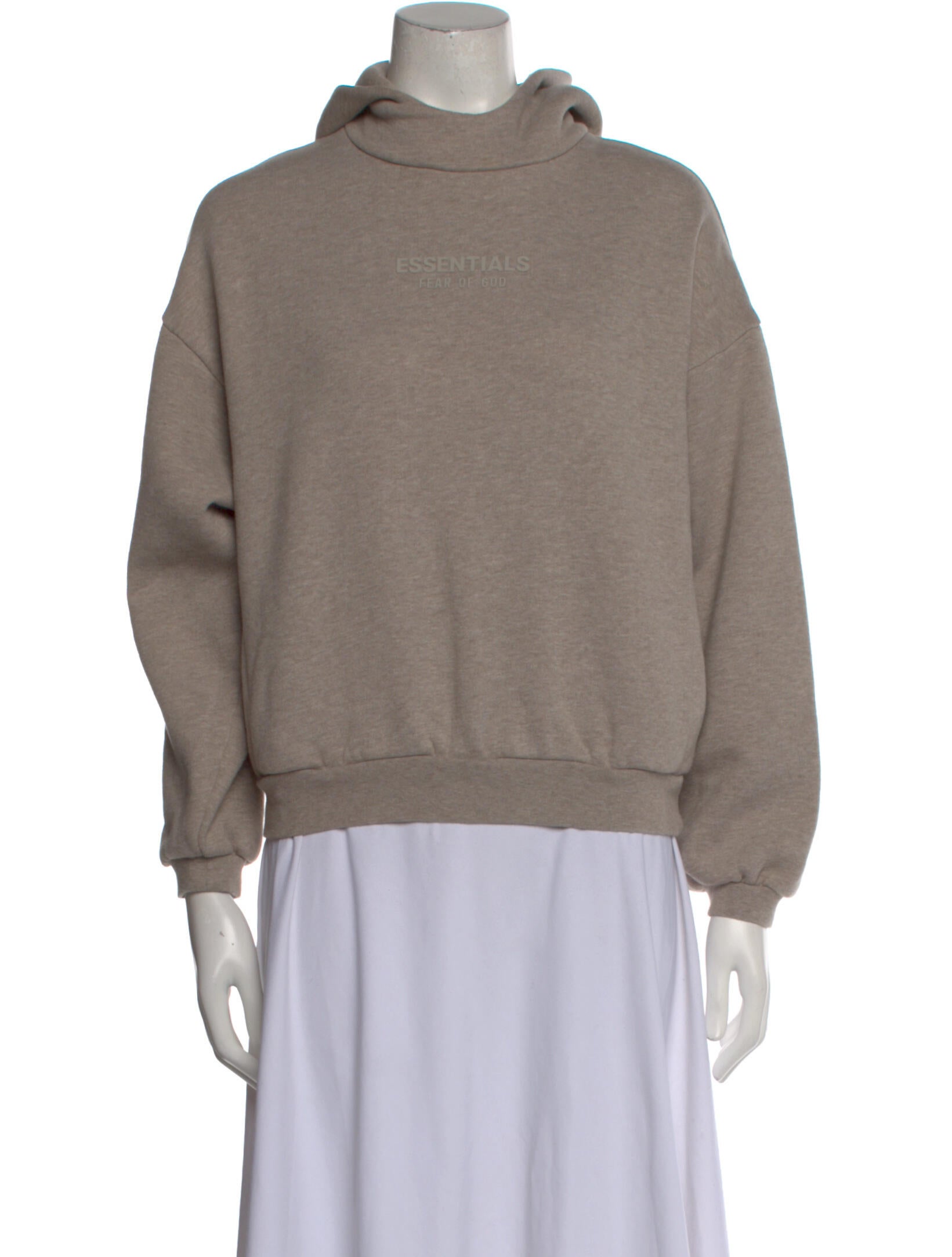 Essentials - Fear of God Fear of God Logo Appliqued Tonal Hoodie