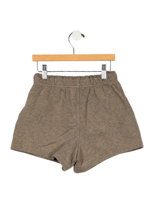 Essentials - Fear of God Girls' Woven Logo Flat Front Shorts