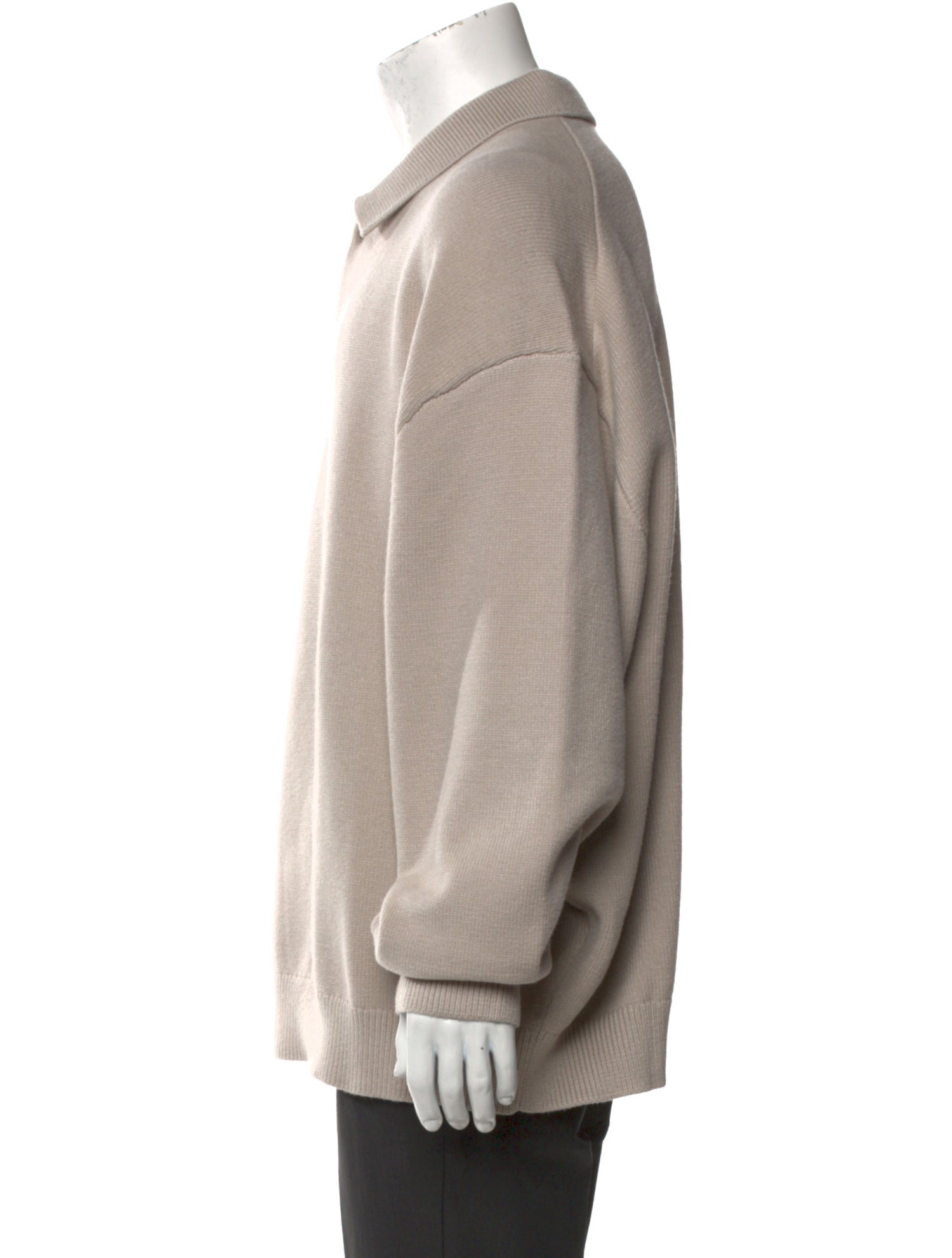 Essentials - Fear of God Collar Long Sleeve Polo Sweater w/ Tags