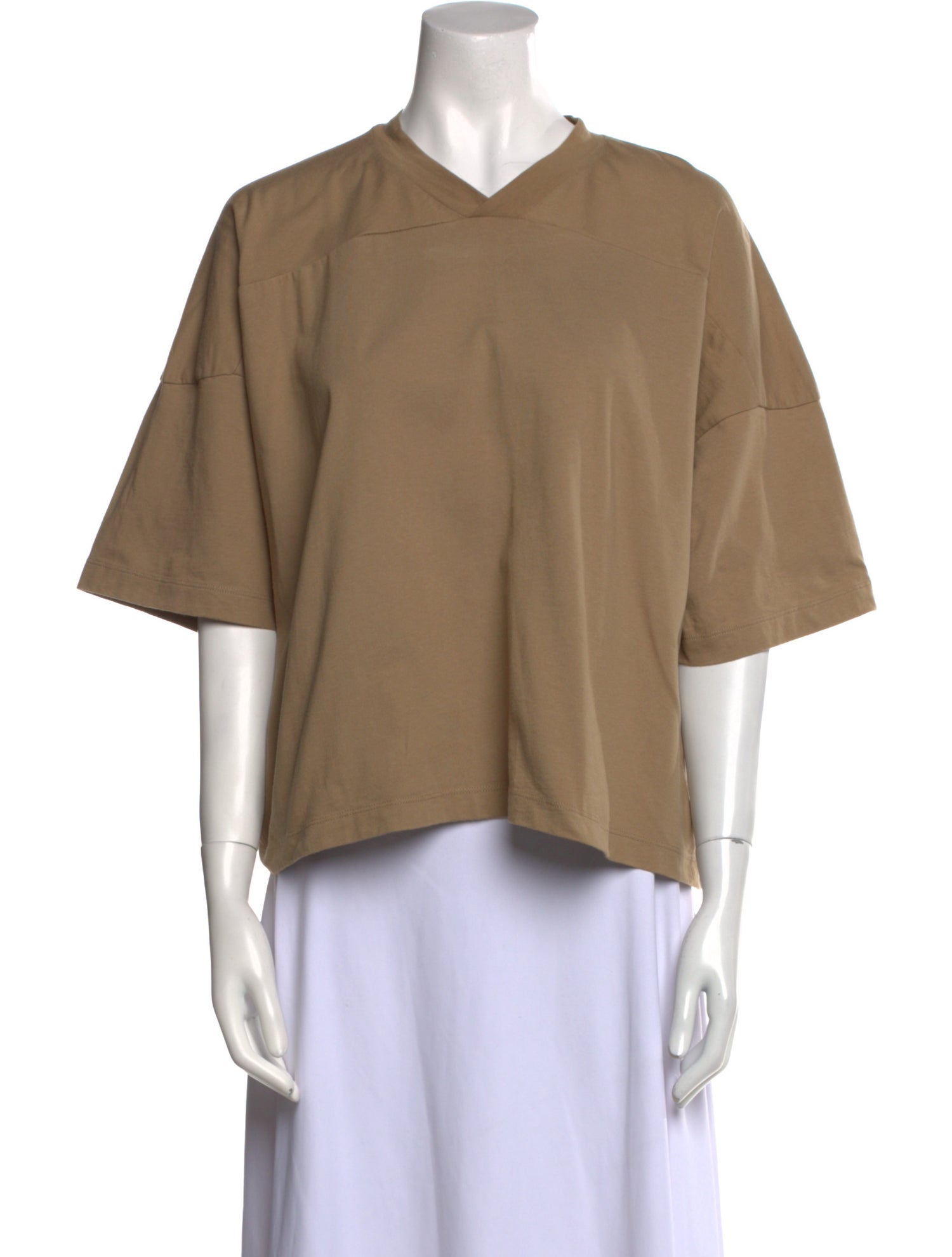 Essentials - Fear of God V-Neck Three-Quarter Sleeve Blouse