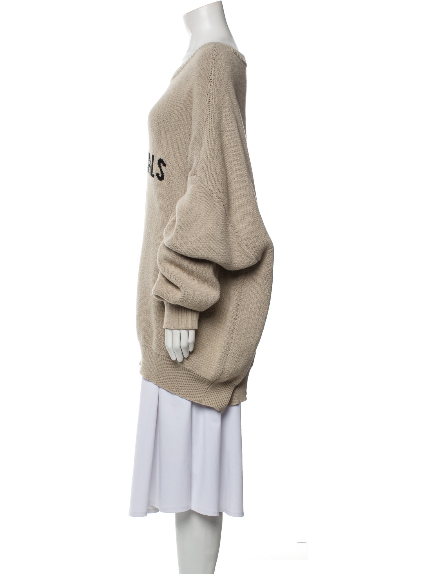 Essentials - Fear of God Graphic Print Scoop Neck Sweater