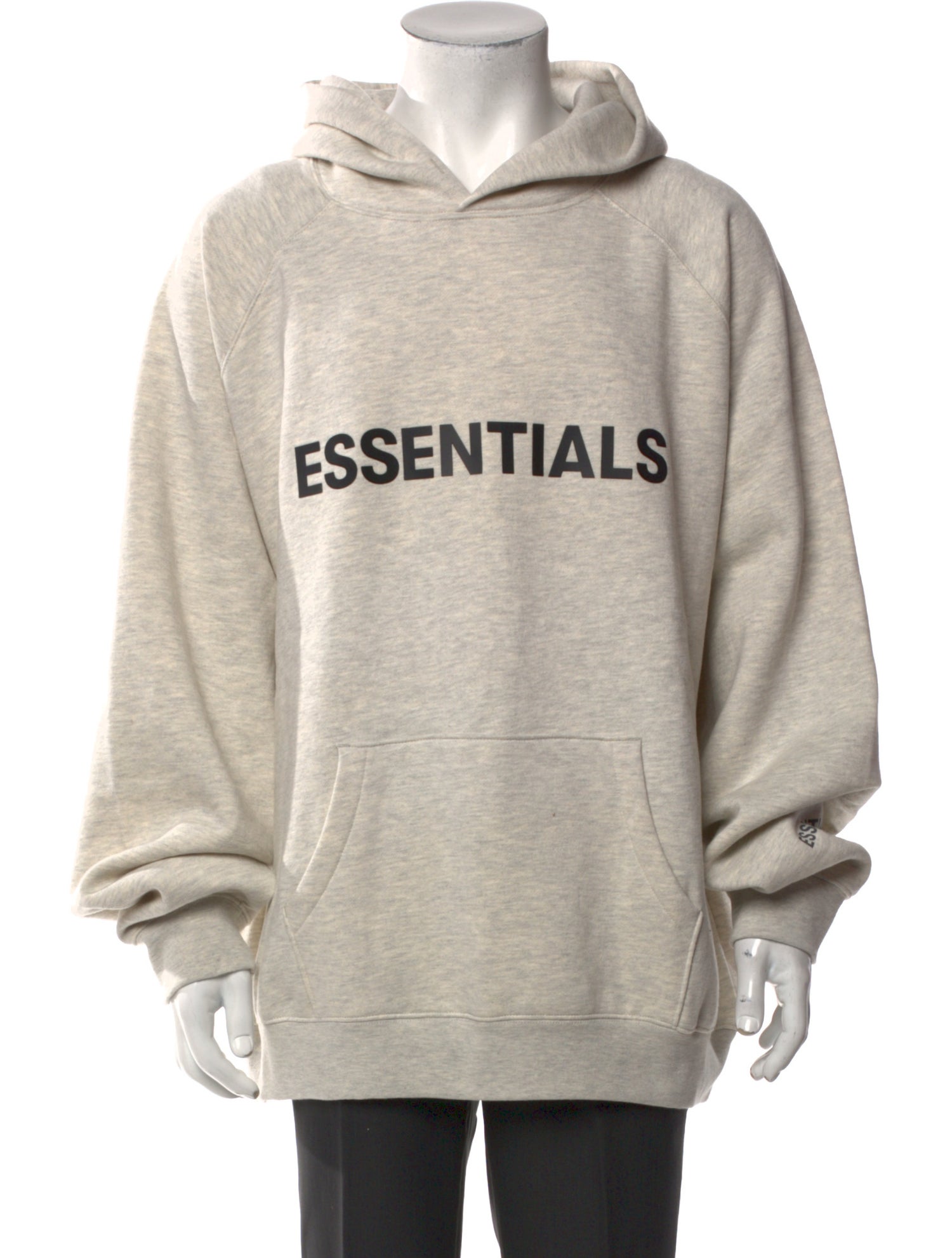 Essentials - Fear of God Graphic Print V-Neck Hoodie