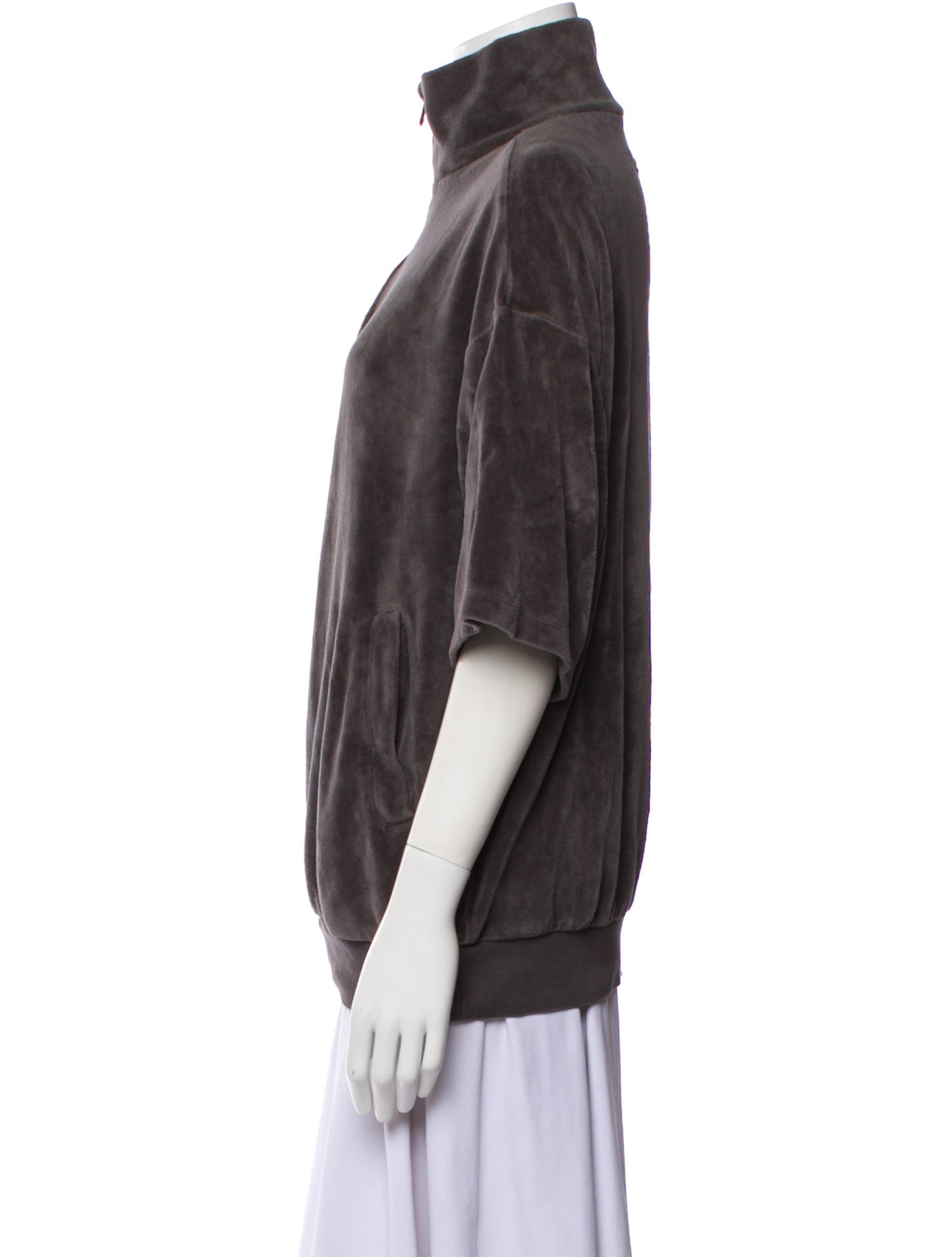 Essentials - Fear of God Mock Neck Short Sleeve Sweatshirt