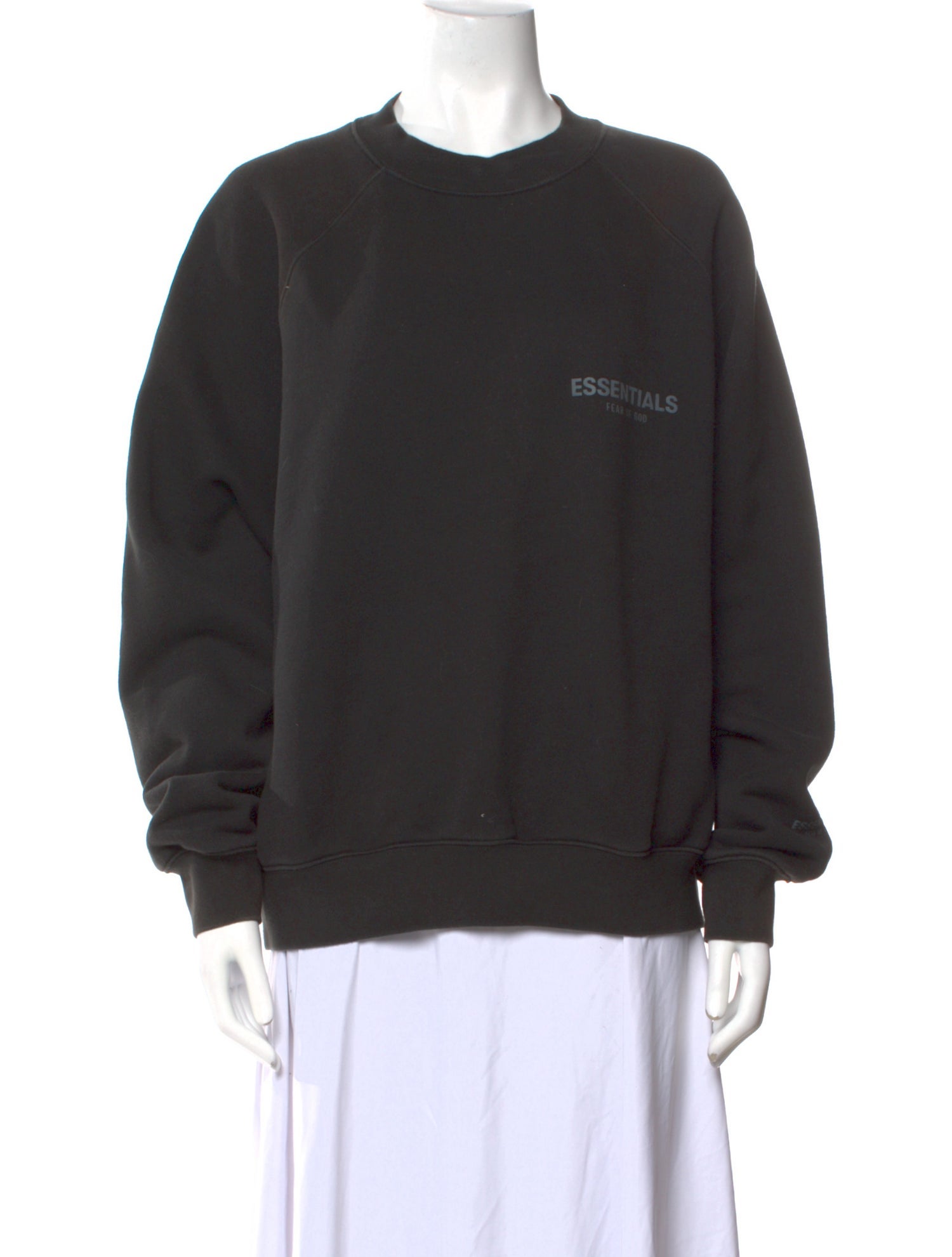 Essentials - Fear of God Graphic Print Crew Neck Sweatshirt