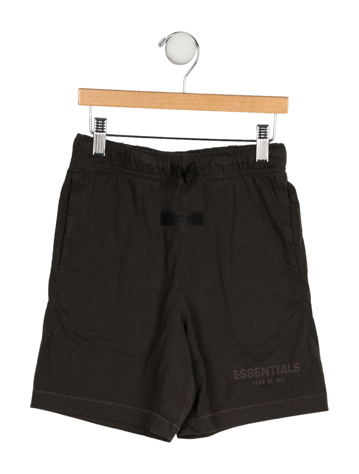 Essentials - Fear of God Kid's Flocked Logo Drawstring Shorts