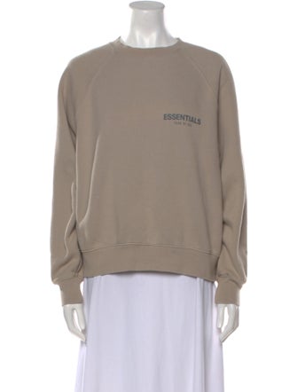 Essentials - Fear of God Graphic Print Crew Neck Sweatshirt