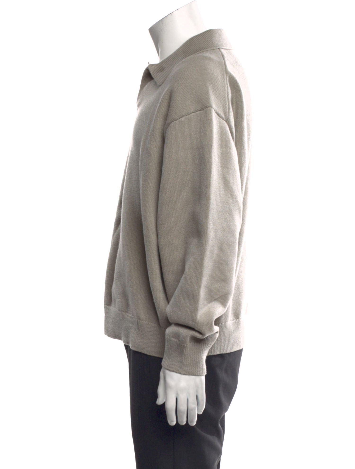 Essentials - Fear of God Collar Long Sleeve Polo Sweater