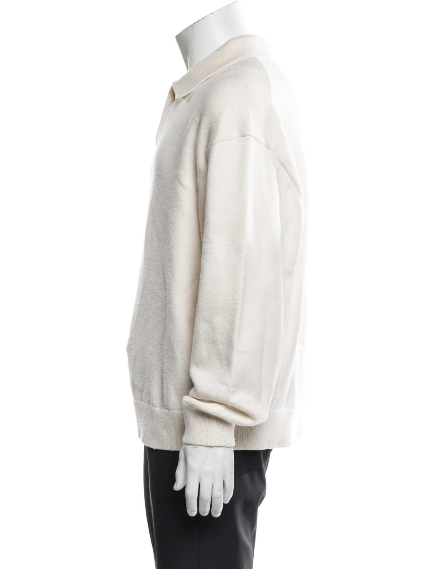 Essentials - Fear of God Collar Long Sleeve Polo Sweater