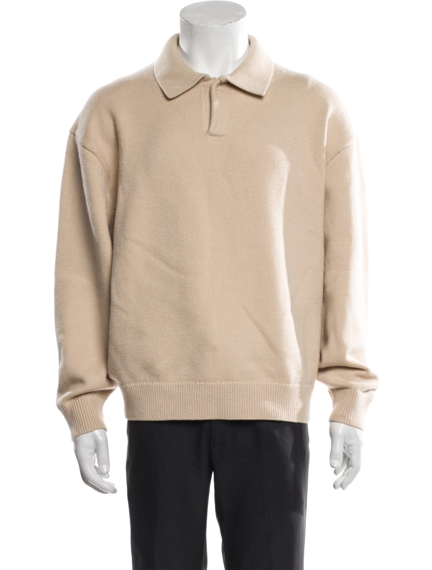 Essentials - Fear of God Collar Long Sleeve Polo Sweater