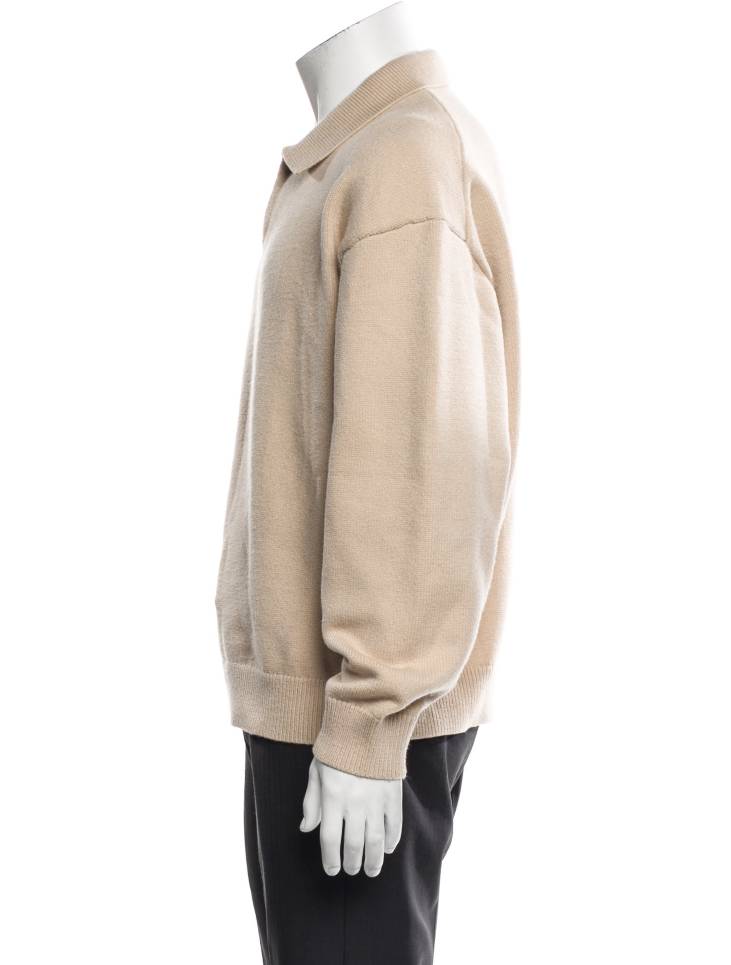 Essentials - Fear of God Collar Long Sleeve Polo Sweater