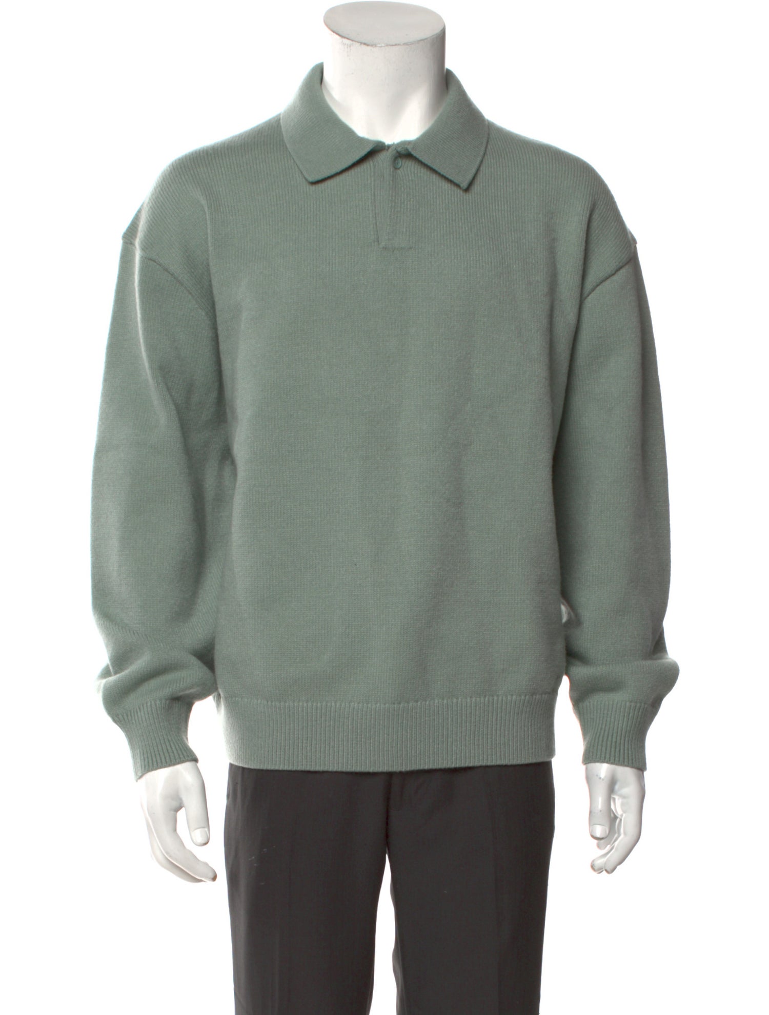 Essentials - Fear of God Collar Long Sleeve Polo Sweater