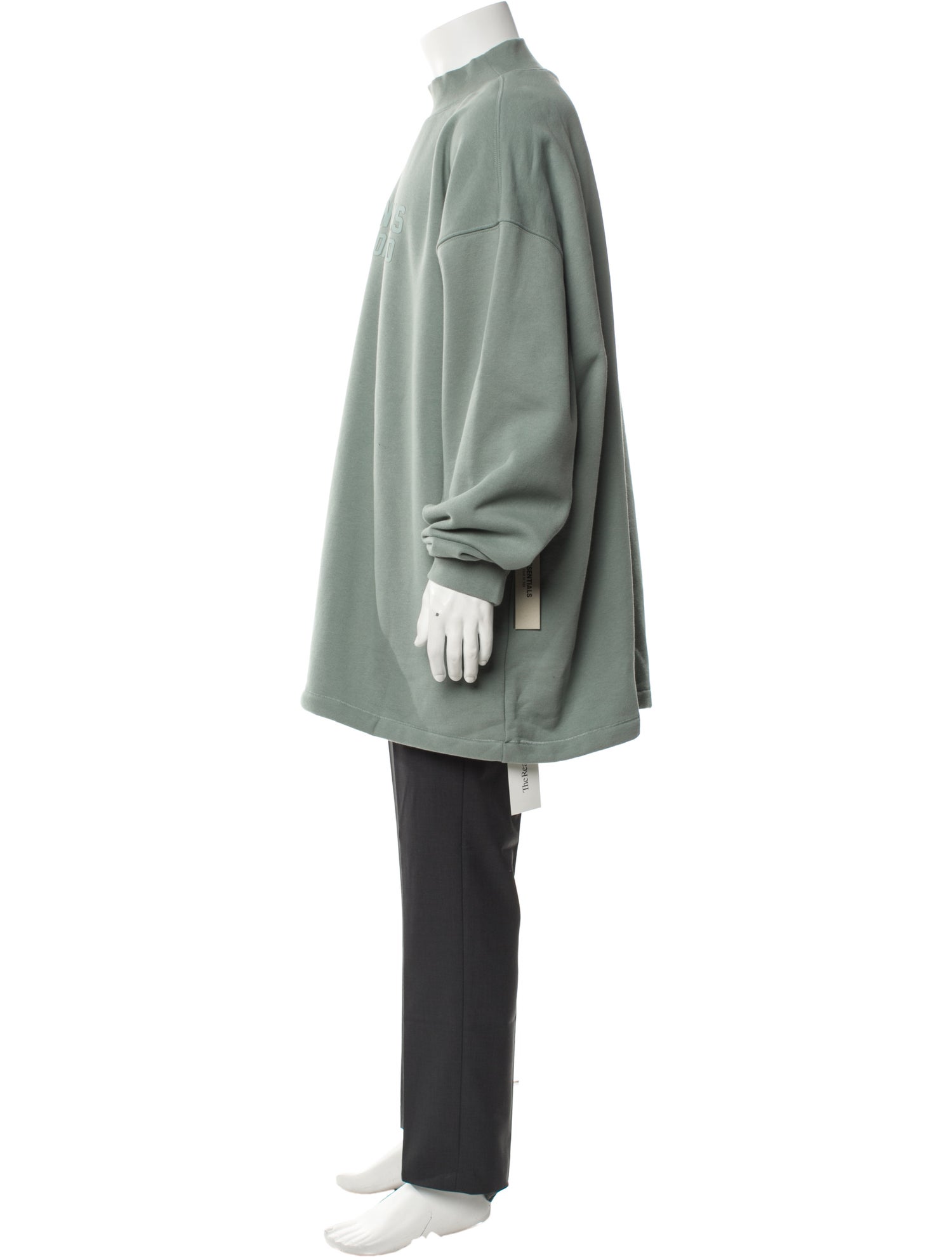 Essentials - Fear of God Relaxed Crewneck Logo Mock Neck Sweatshirt w/ Tags