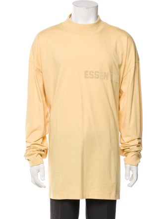 Essentials - Fear of God Graphic Print Mock Neck T-Shirt