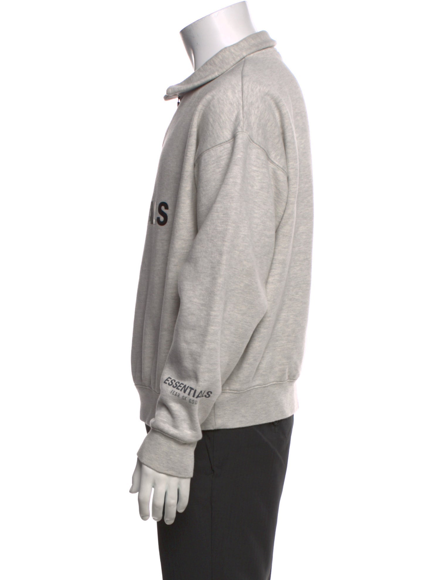 Essentials - Fear of God Graphic Print Mock Neck Pullover