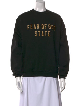 Essentials - Fear of God Graphic Print Crew Neck Sweatshirt