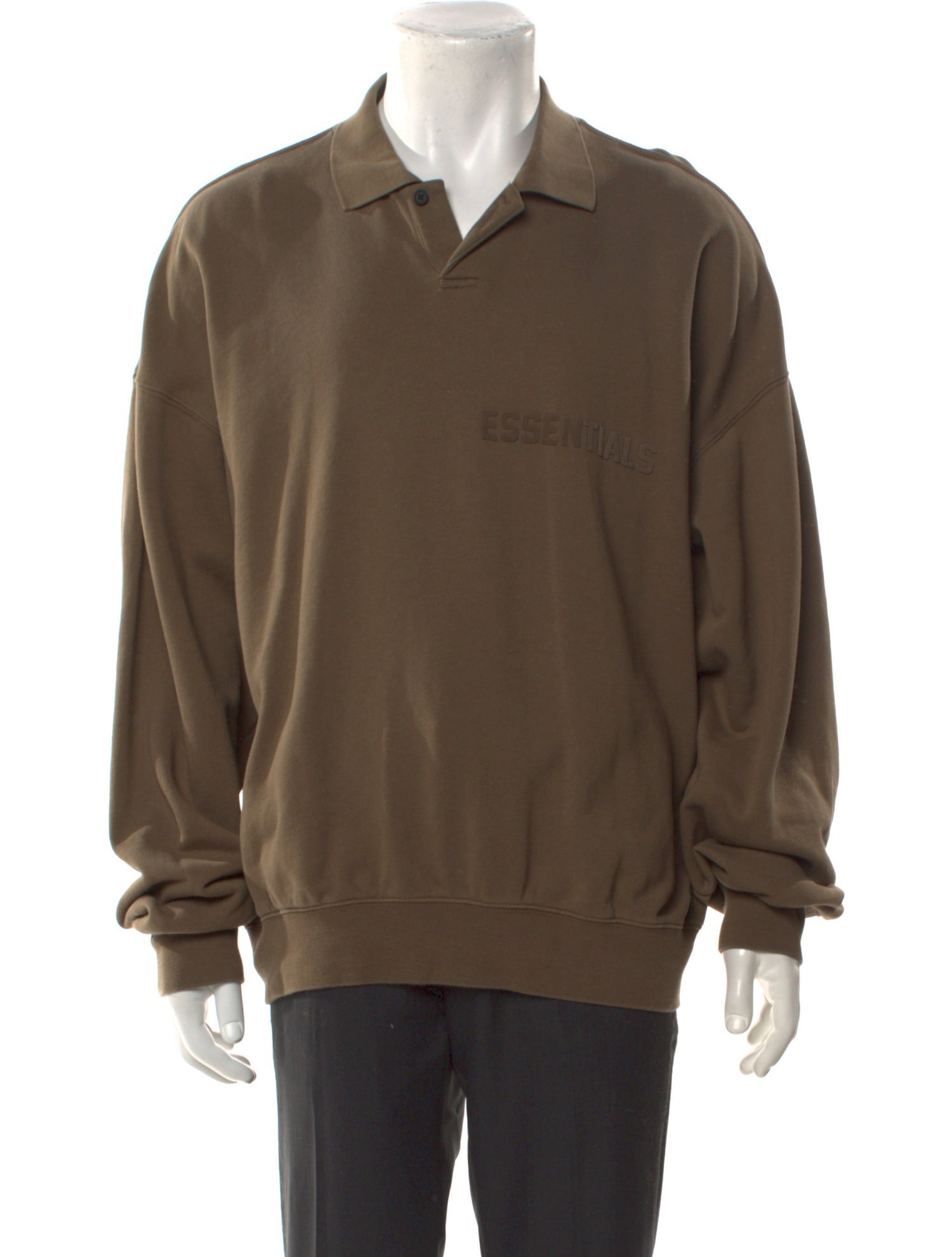 Essentials - Fear of God Collar Long Sleeve Sweatshirt