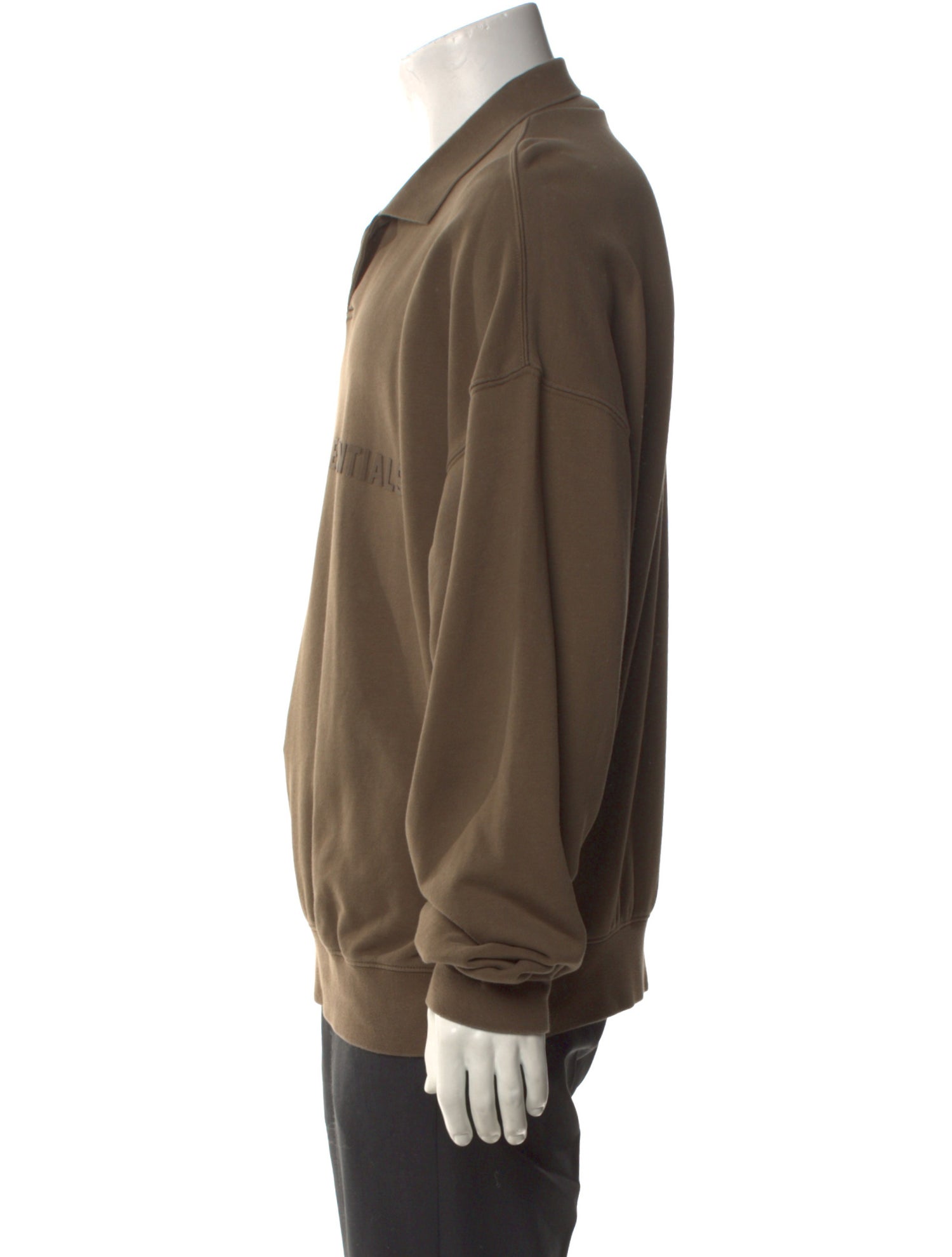 Essentials - Fear of God Collar Long Sleeve Sweatshirt