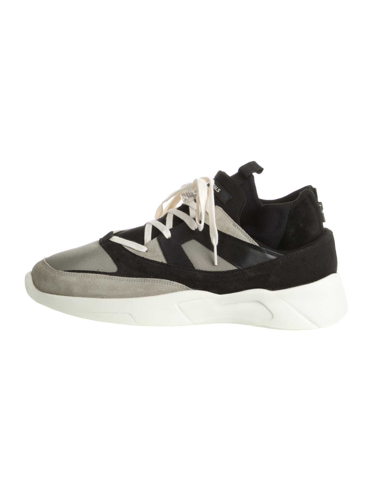 Essentials - Fear of God Suede Colorblock Pattern Sneakers