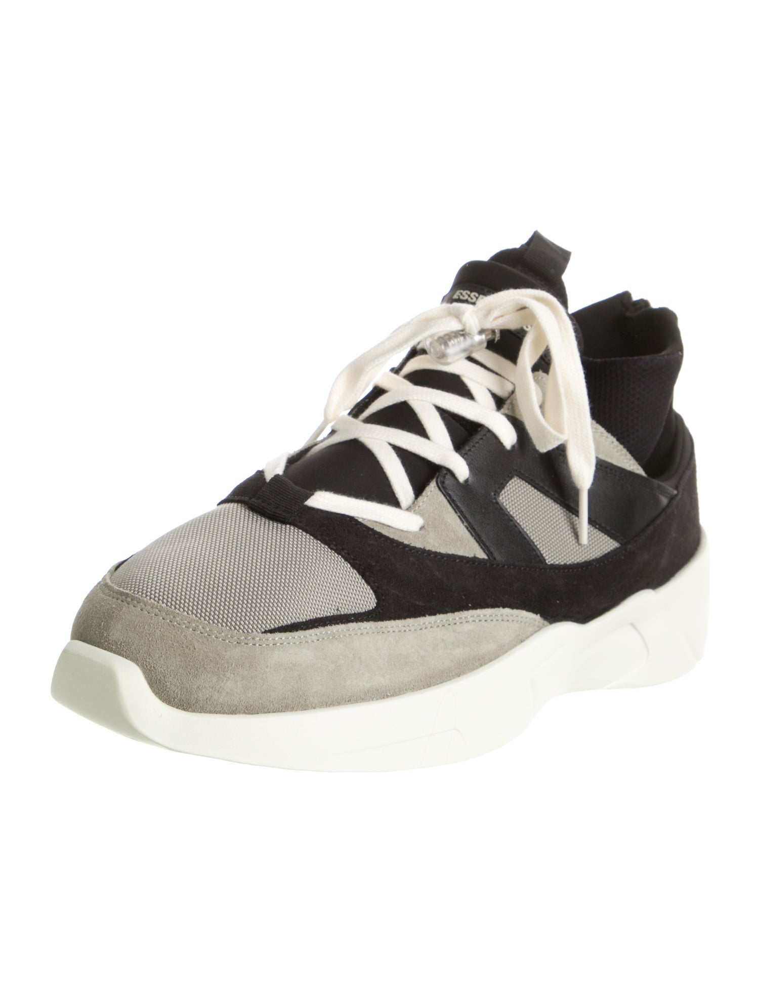 Essentials - Fear of God Suede Colorblock Pattern Sneakers