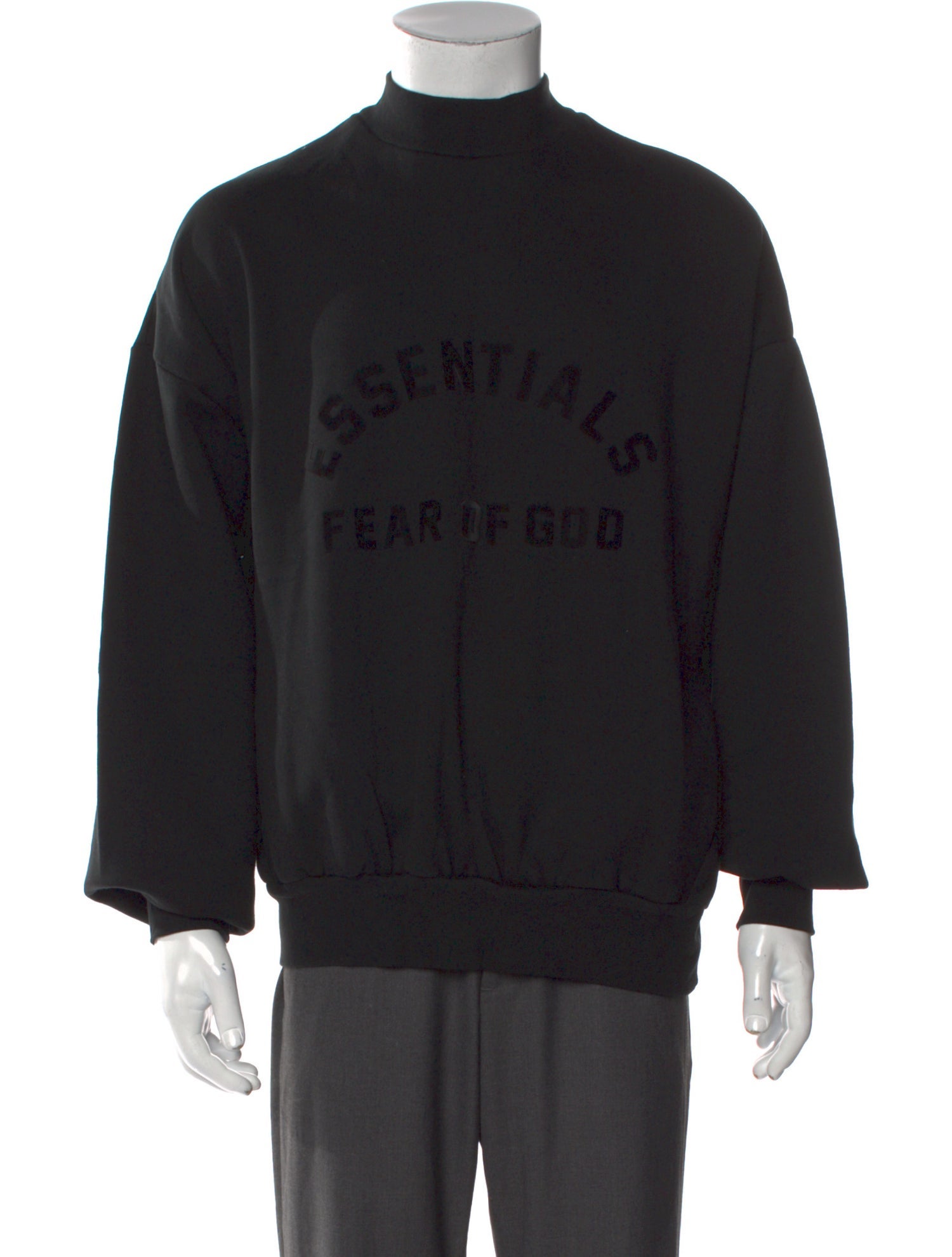 Essentials - Fear of God Graphic Print Mock Neck Sweatshirt w/ Tags