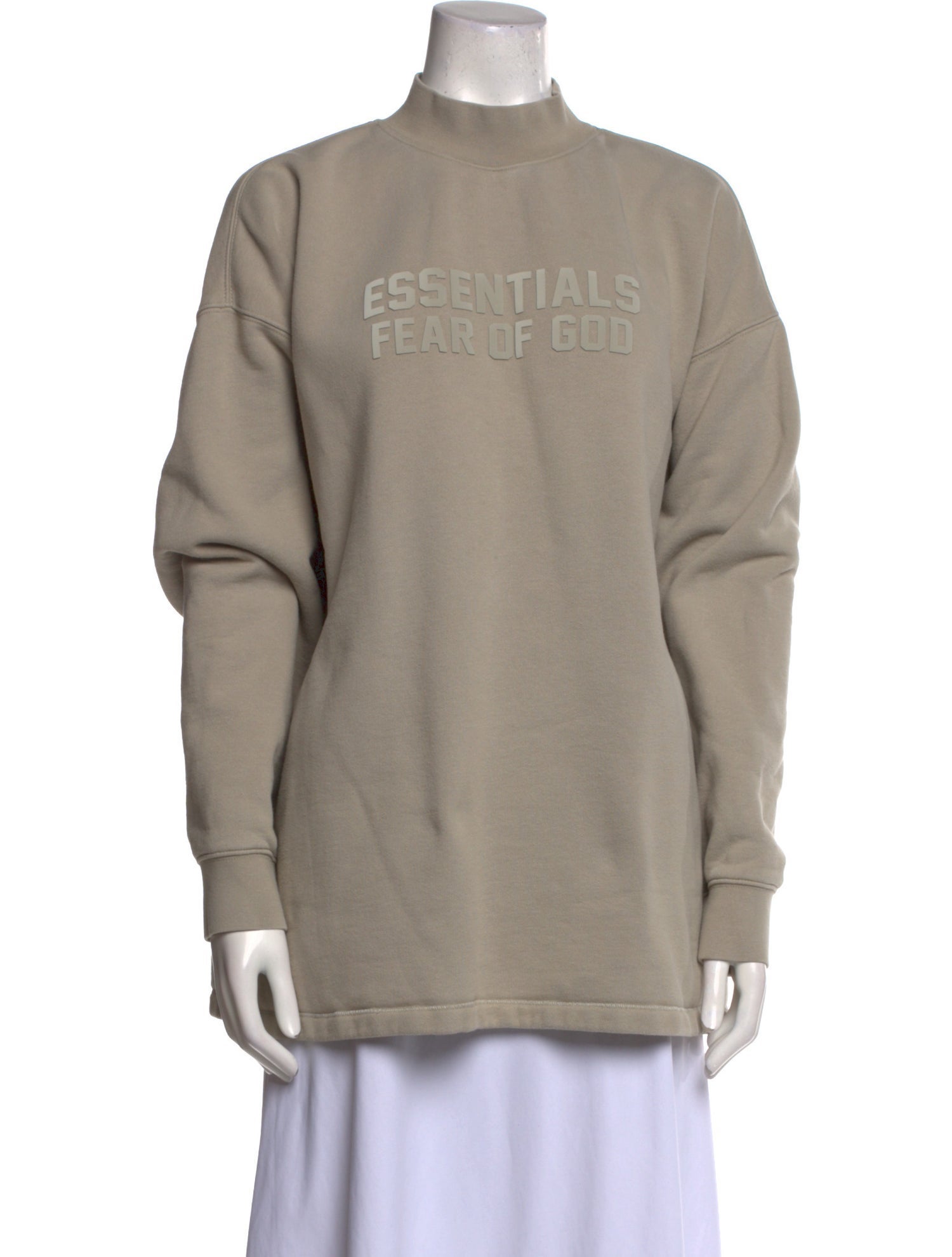 Essentials - Fear of God Mock Neck Long Sleeve Sweatshirt