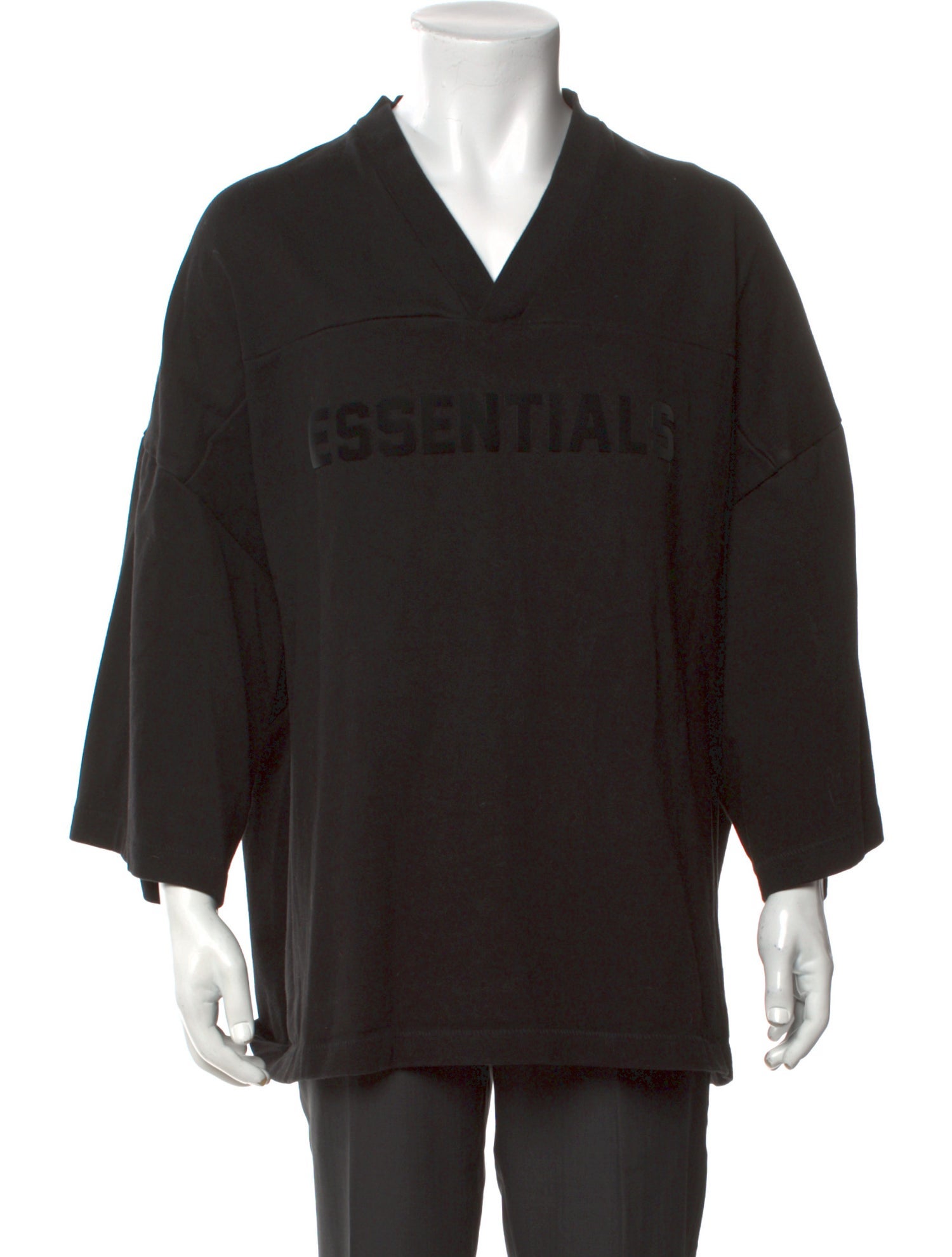 Essentials - Fear of God V-Neck Long Sleeve Henley