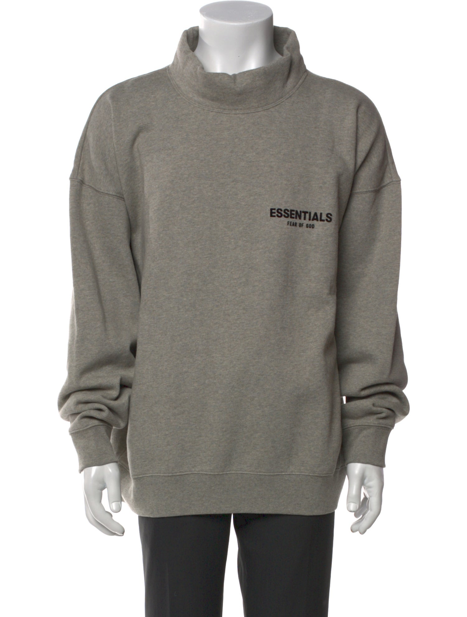 Essentials - Fear of God Graphic Print Turtleneck Sweatshirt