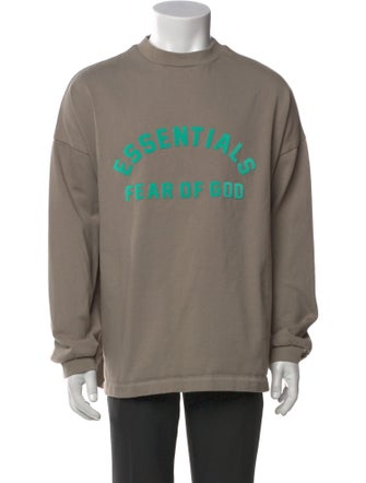 Essentials - Fear of God Graphic Print Crew Neck Sweatshirt