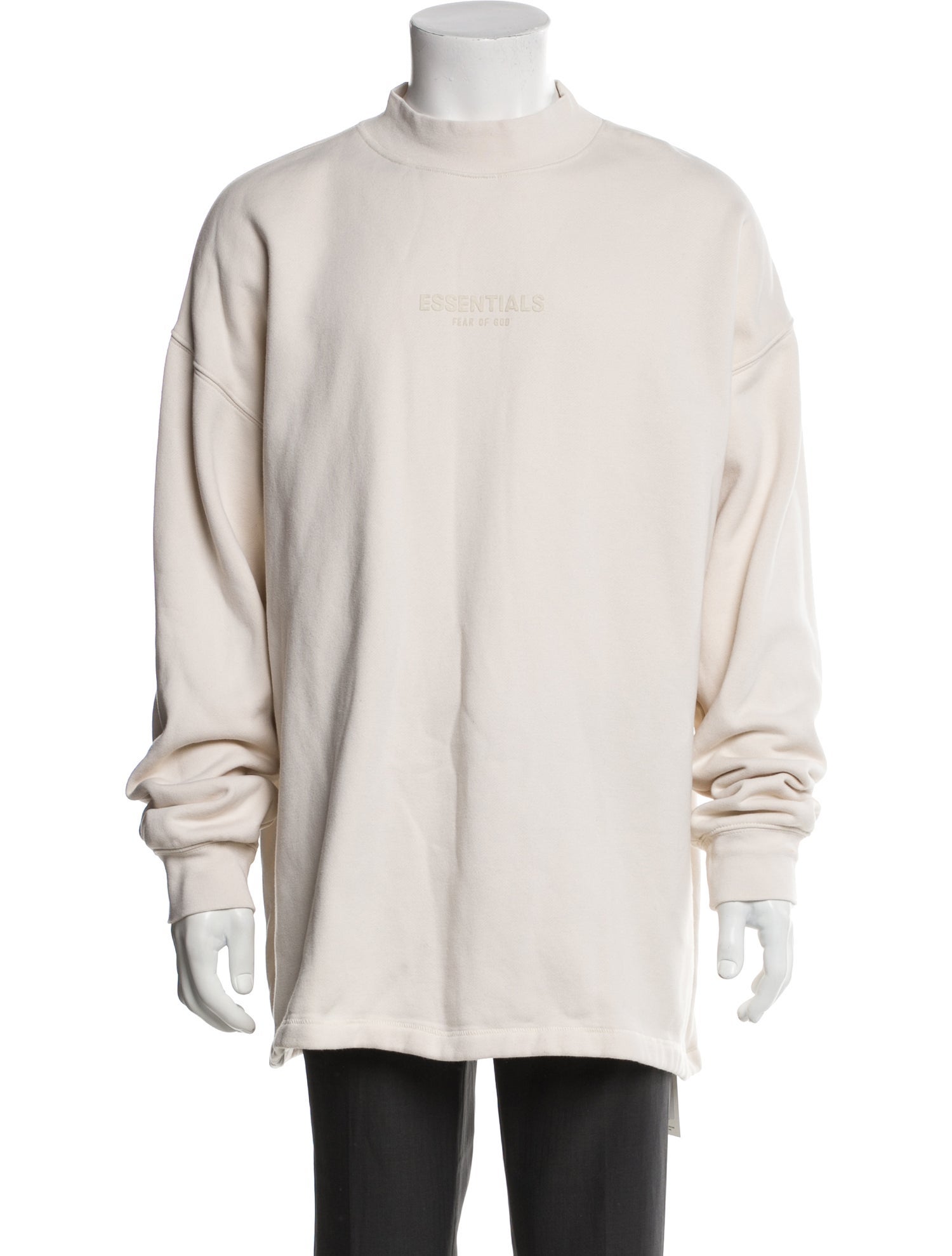 Essentials - Fear of God Graphic Print Mock Neck Sweatshirt
