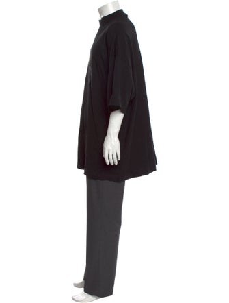 Essentials - Fear of God Graphic Print Mock Neck T-Shirt