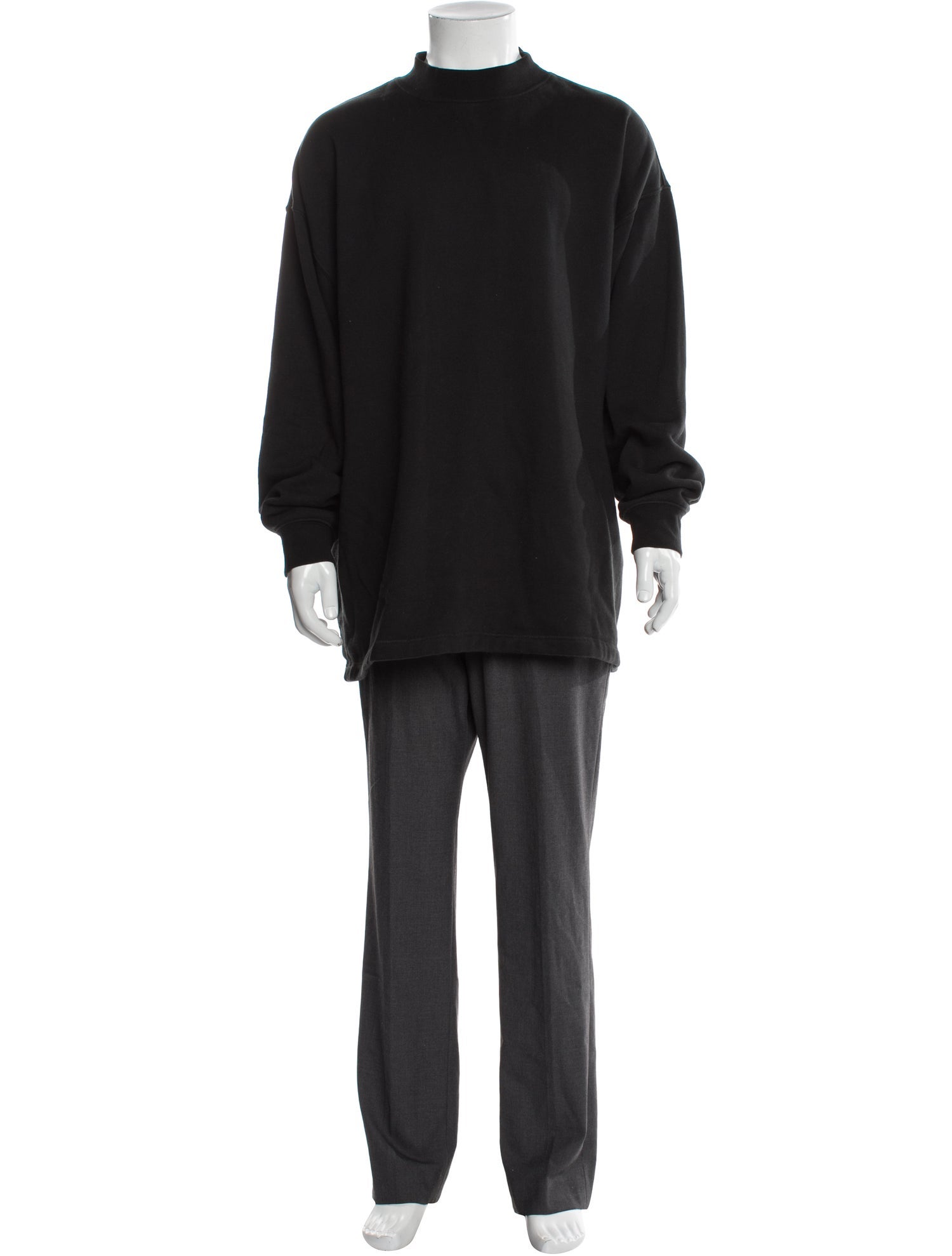 Essentials - Fear of God Mock Neck Long Sleeve Sweatshirt