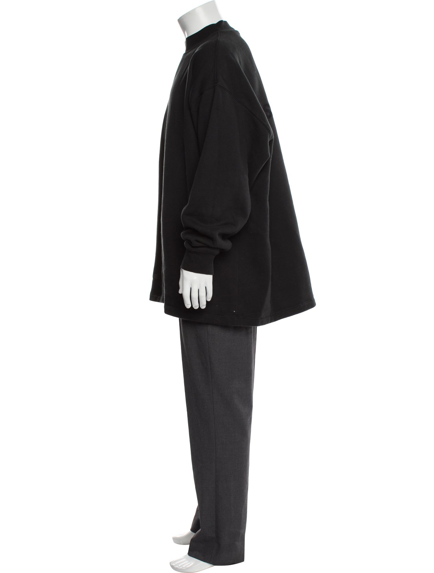 Essentials - Fear of God Mock Neck Long Sleeve Sweatshirt