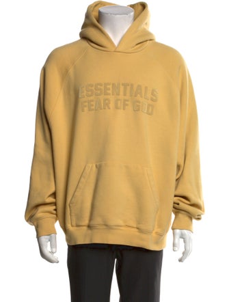 Essentials - Fear of God Graphic Print V-Neck Hoodie