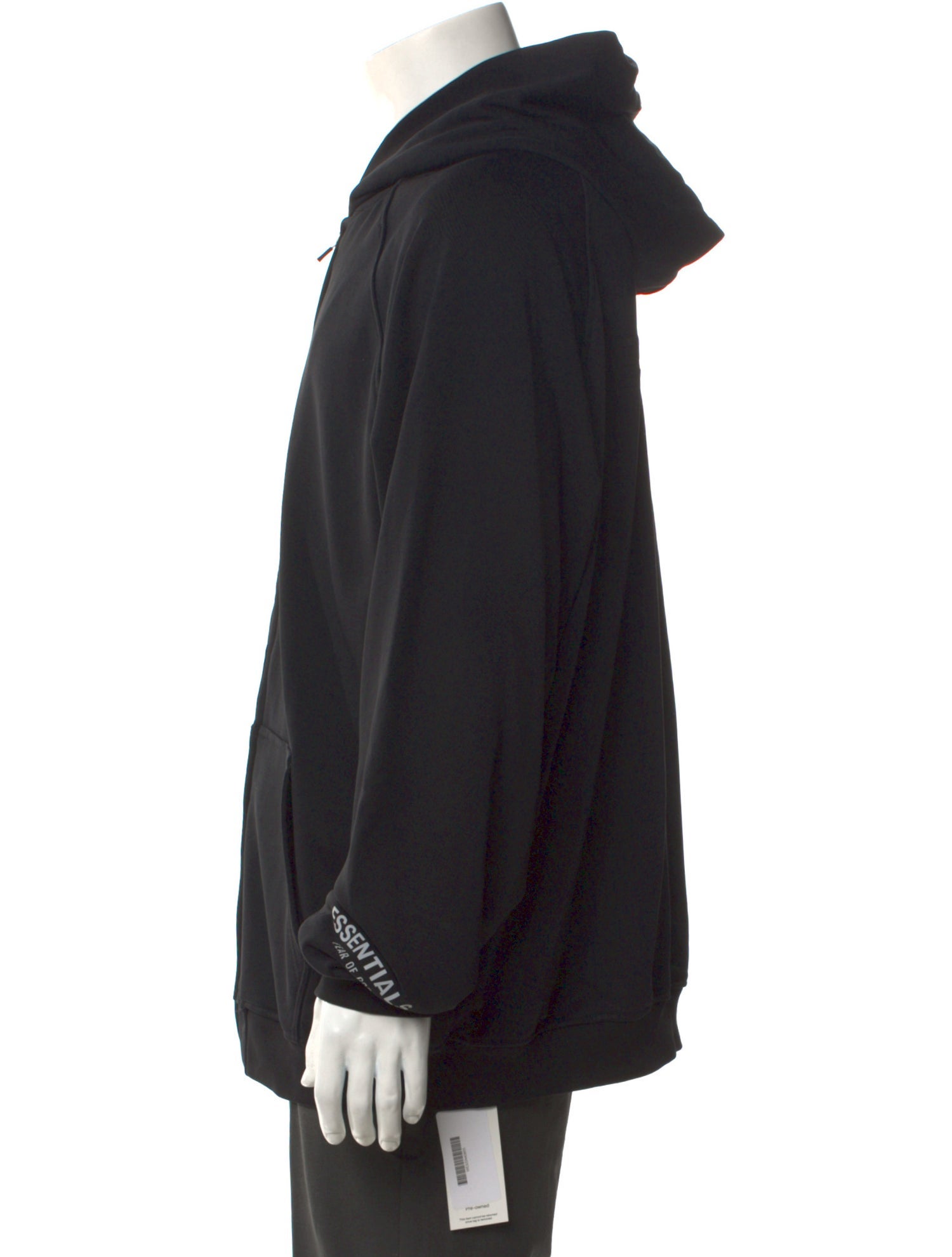 Essentials - Fear of God V-Neck Long Sleeve Hoodie