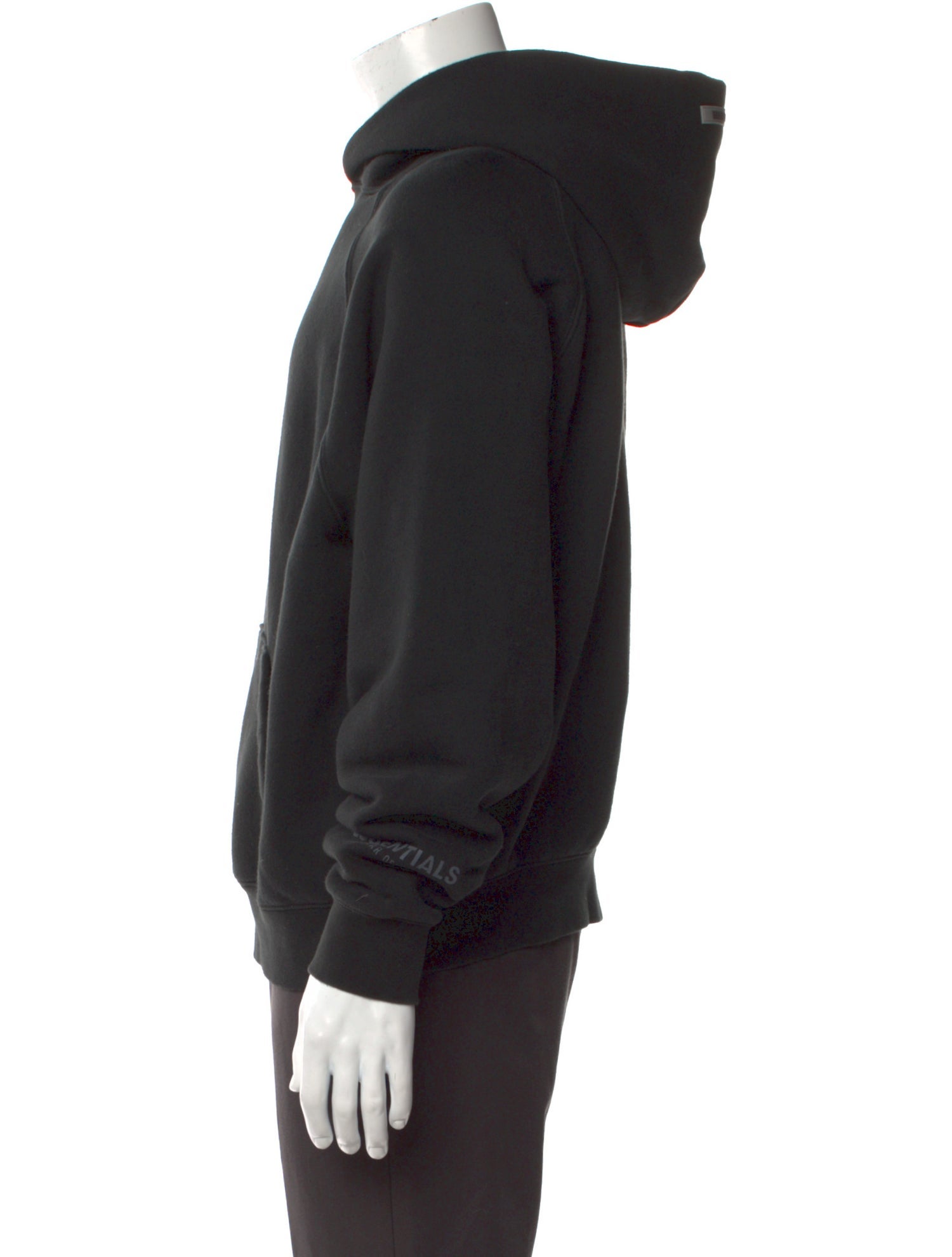 Essentials - Fear of God Logo Reflective Crew Neck Hoodie