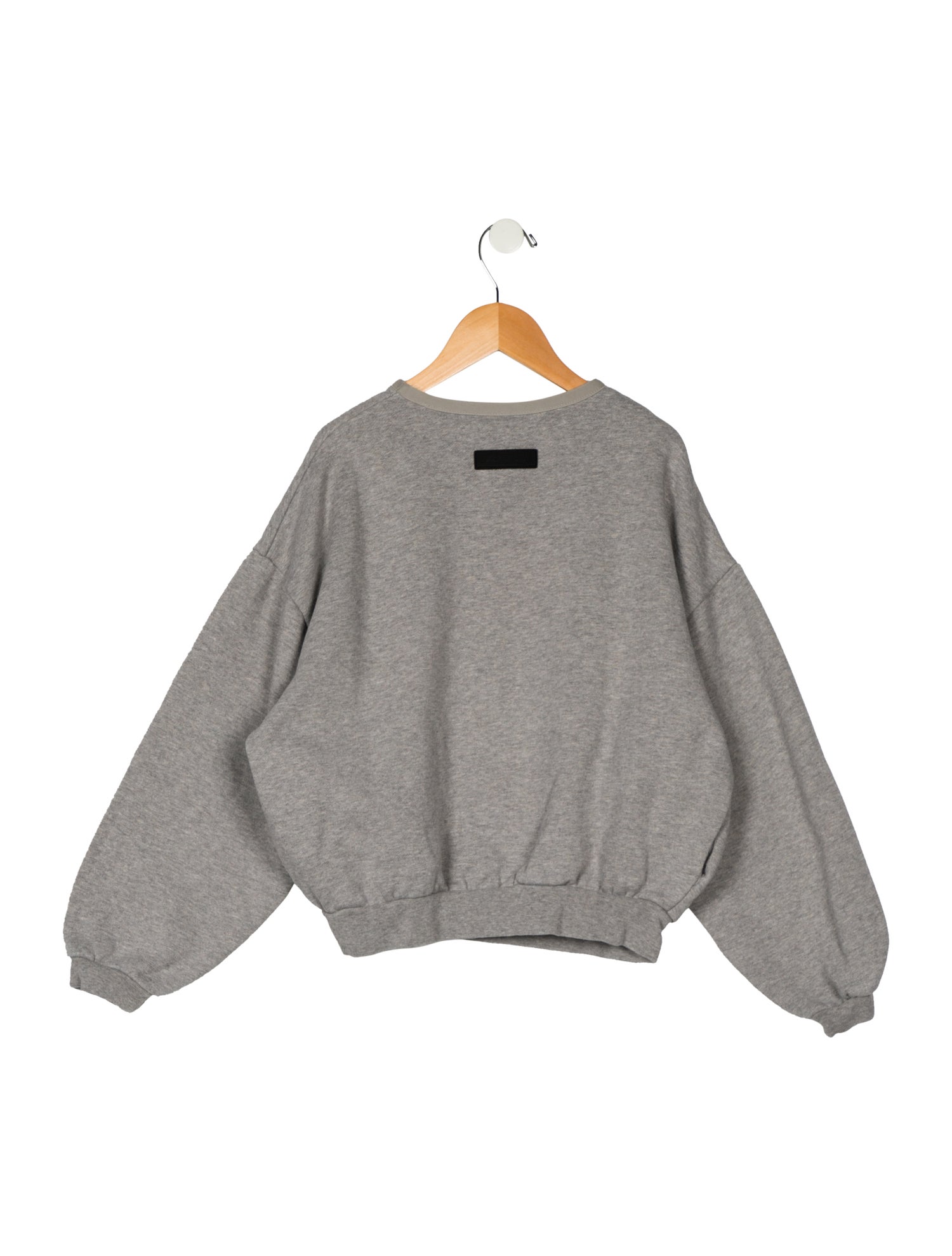 Essentials - Fear of God Boys Cotton Long Sleeve Logo Sweatshirt