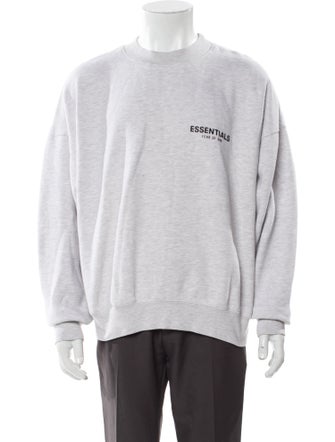 Essentials - Fear of God Graphic Print Crew Neck Sweatshirt