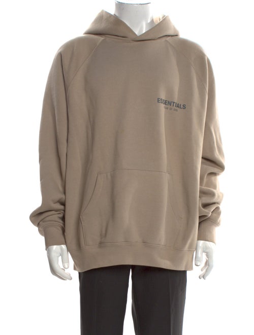 Essentials - Fear of God Signature Logo Graphic Print Hoodie