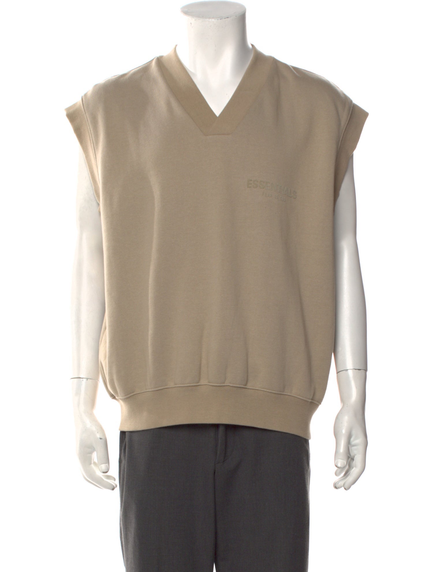 Essentials - Fear of God V-Neck Short Sleeve Sweatshirt