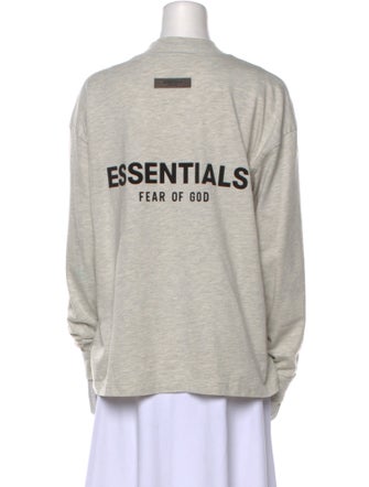 Essentials - Fear of God Graphic Print Crew Neck Sweatshirt